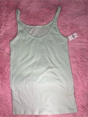 Y2K Vintage 2013 NWT Essential Cami Scoop Neck Tank Top - Mint Green